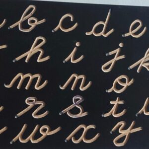 Small English Tracing Board